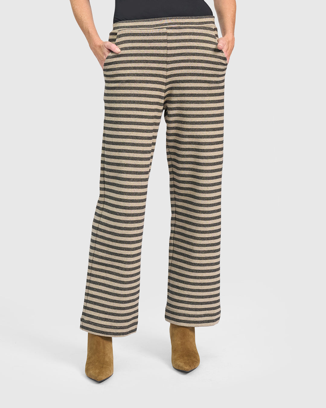 Urban Elevation Straight Pants, Camel Stripe