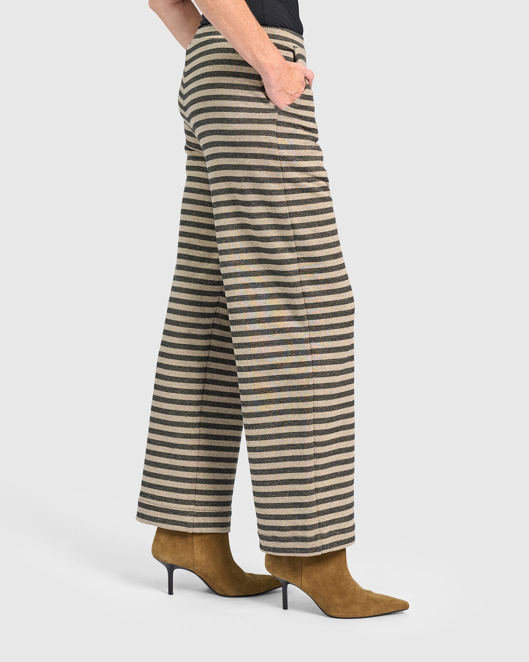 Urban Elevation Straight Pants, Camel Stripe