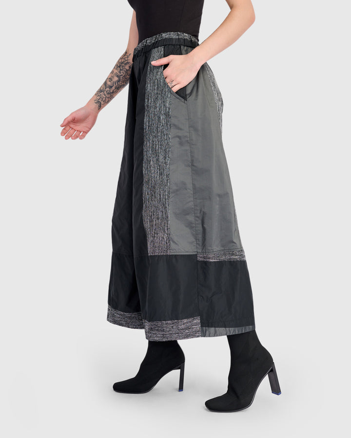 Tasset Wide Leg Pants, Iron