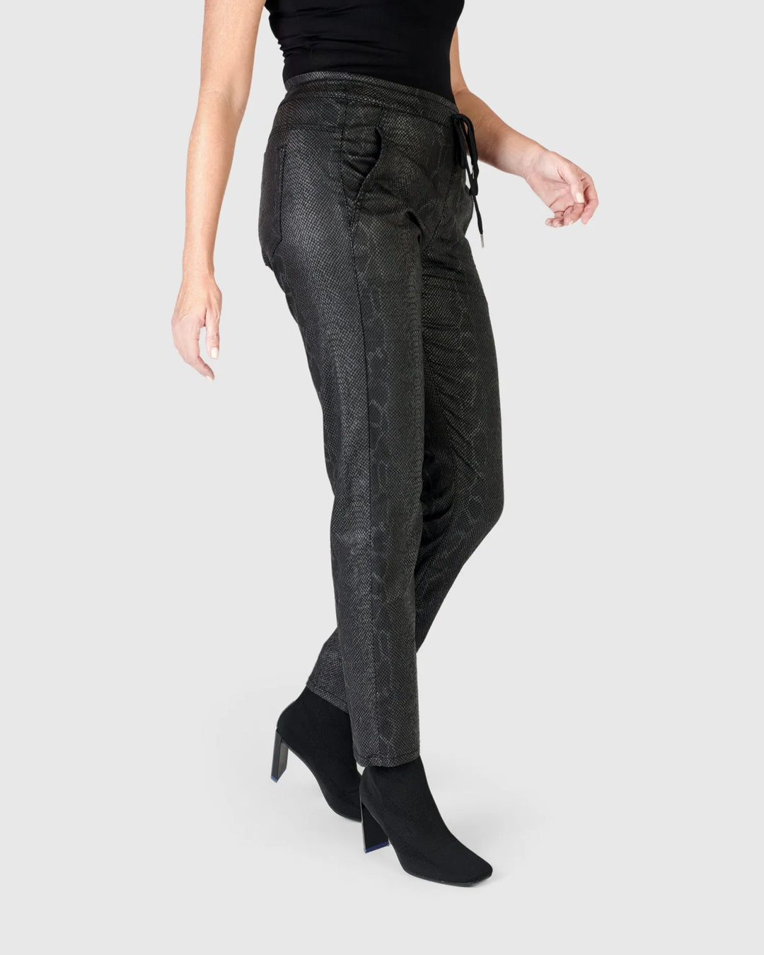 Urban Snake Iconic Stretch Jeans, Black