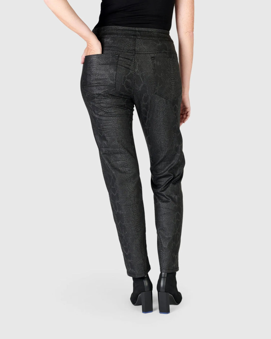 Urban Snake Iconic Stretch Jeans, Black