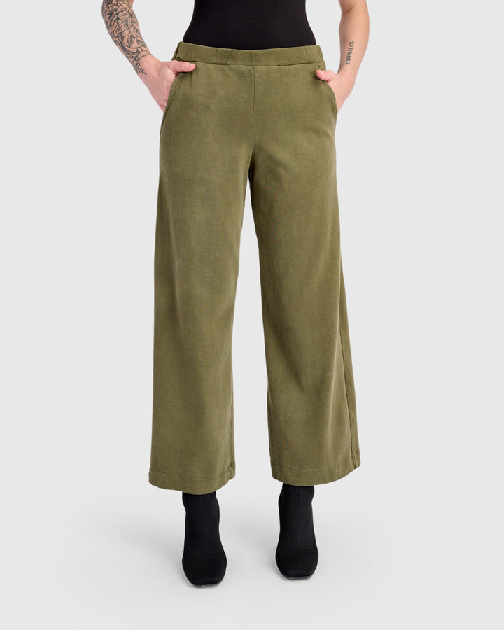 Fawn Straight Pants, Olive