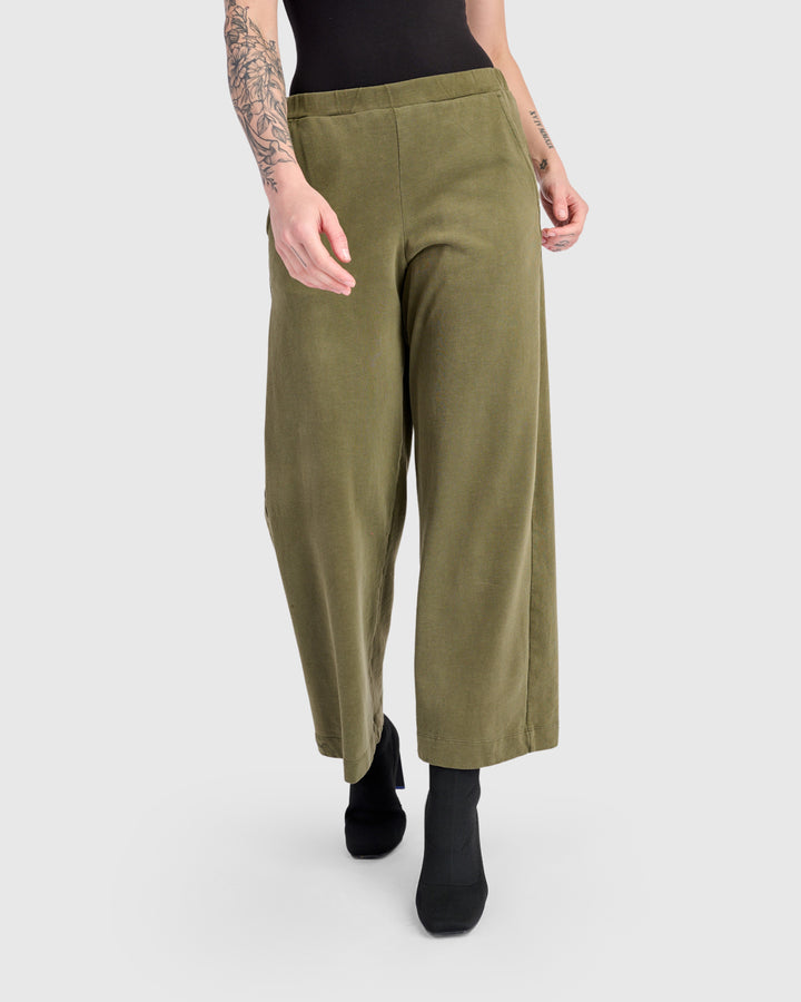 Fawn Straight Pants, Olive