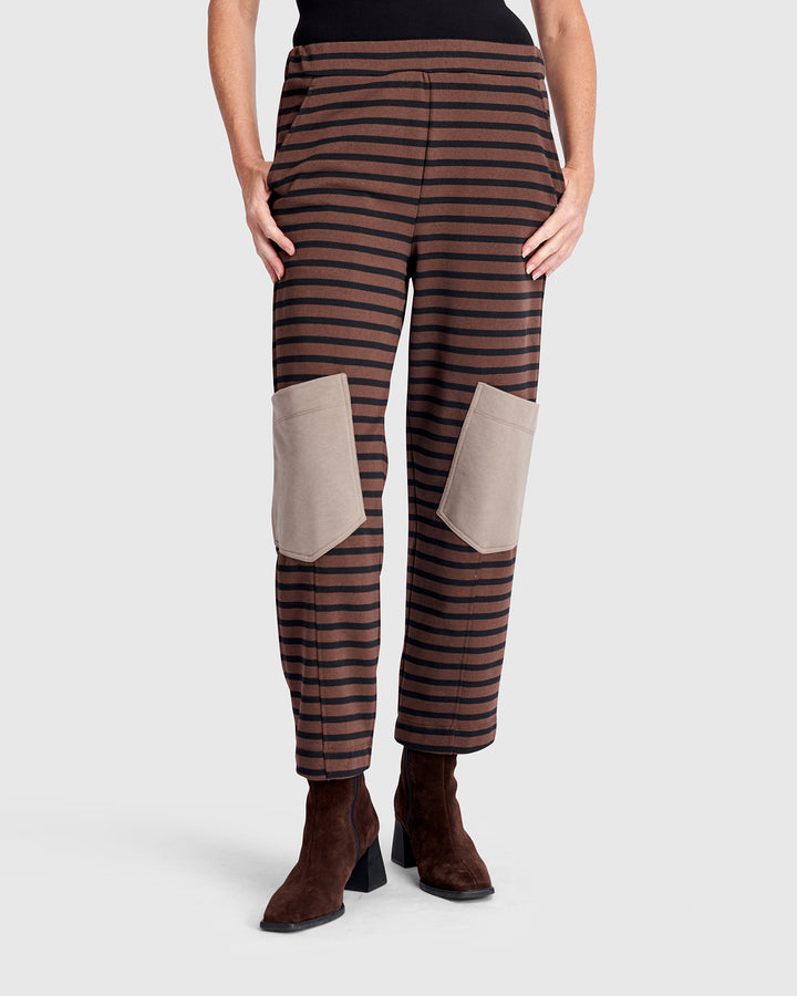 Urban Spree Relaxed Pants, Stripes