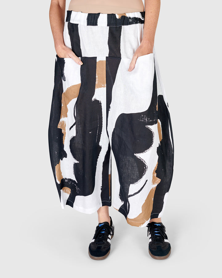 Urban Stave Harem Pants, Zebra