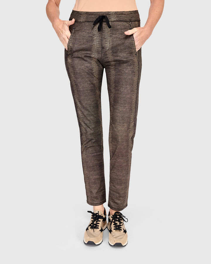 Serpent Iconic Stretch Jeans, Bronze