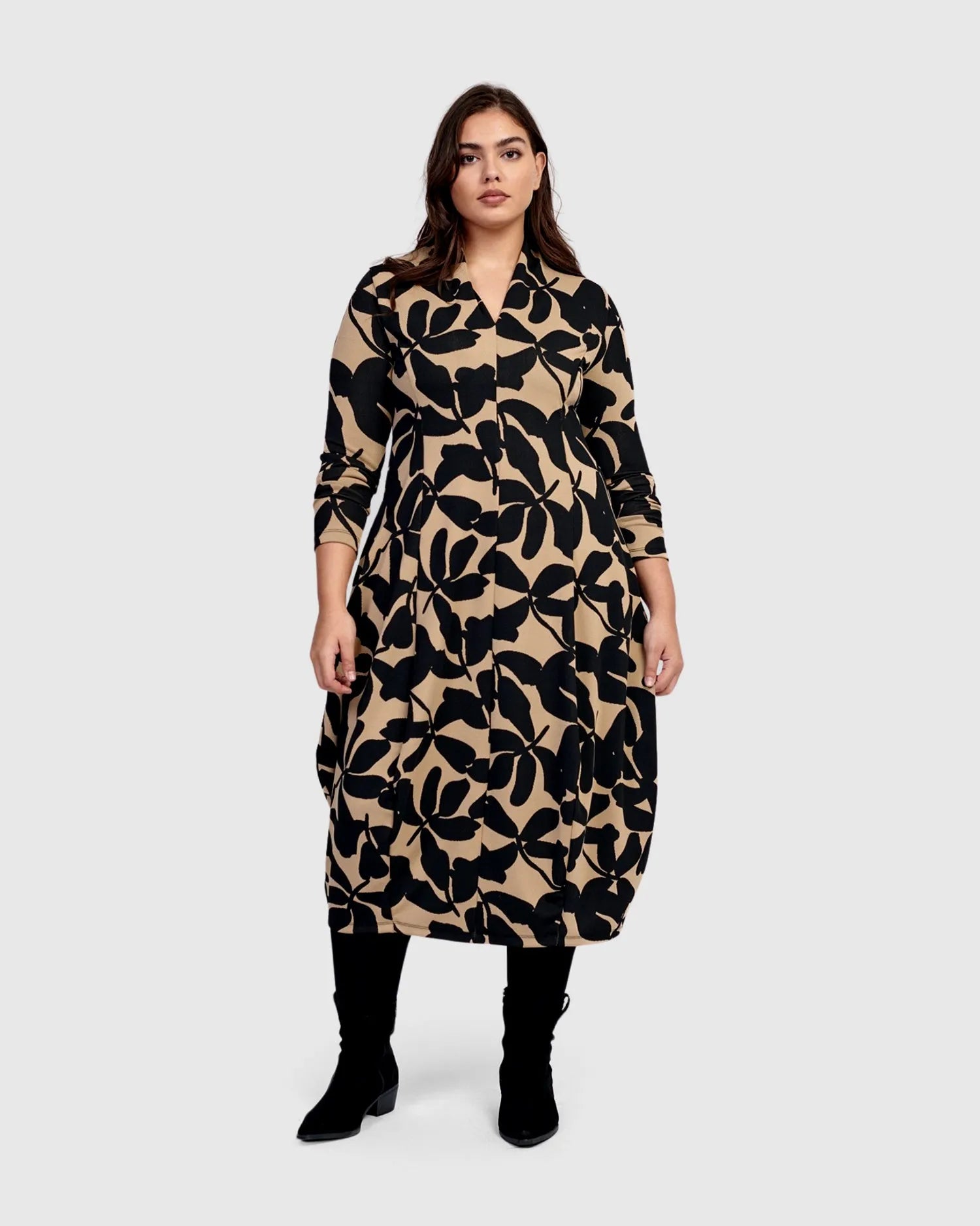 Honore Cocoon Dress, Blackout – Alembika U.S.