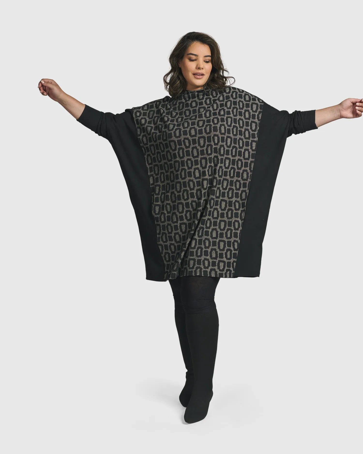 Dynamite Days Cocoon Tunic, Chartreuse
