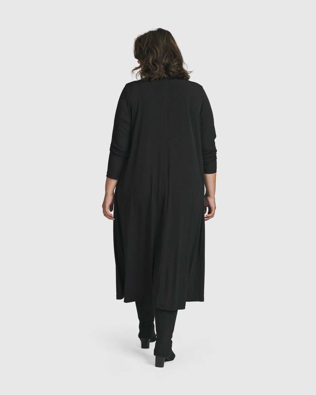 Essential A Line Dress, Black