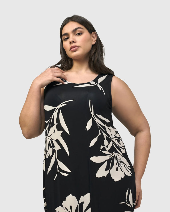 Prosecco Sleeveless Tunic Dress, Floral – Alembika U.S.