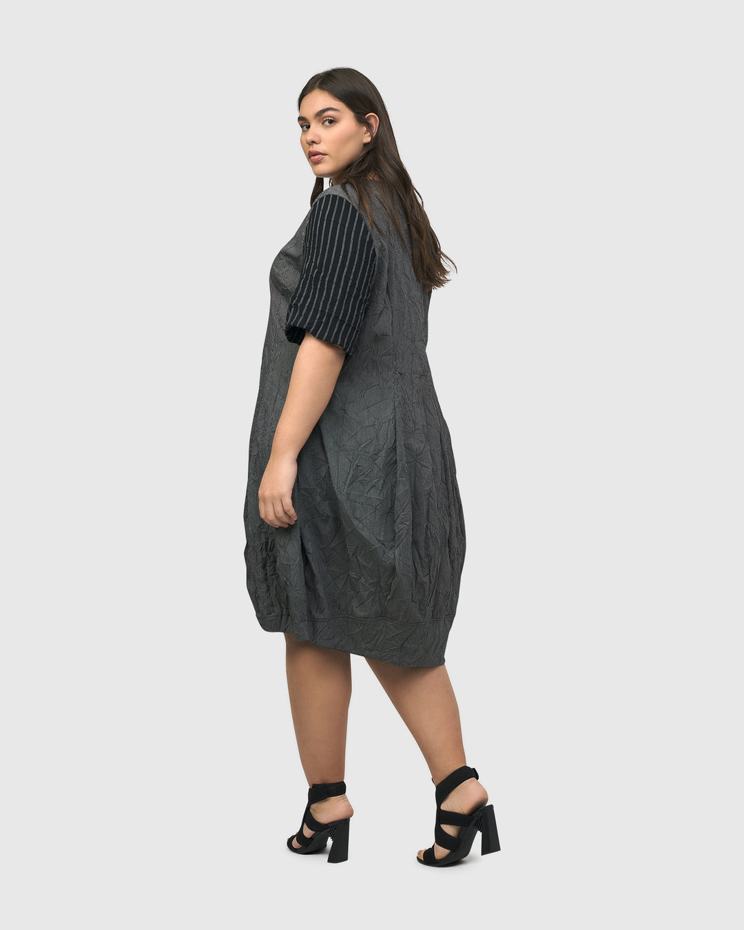 Demeter Relaxed Cocoon Dress, Mix