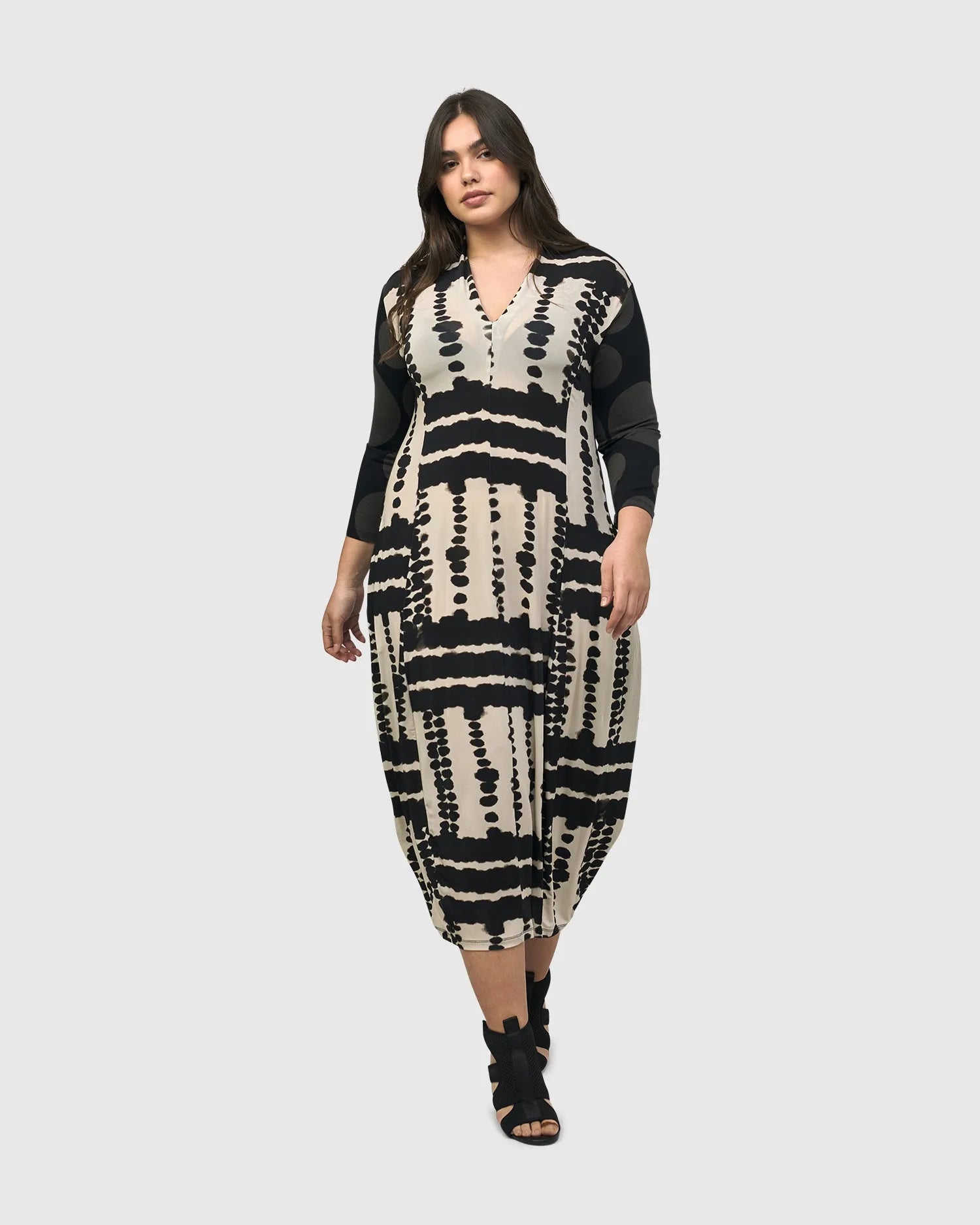Chicha Cocoon Dress, Savanna – Alembika U.S.