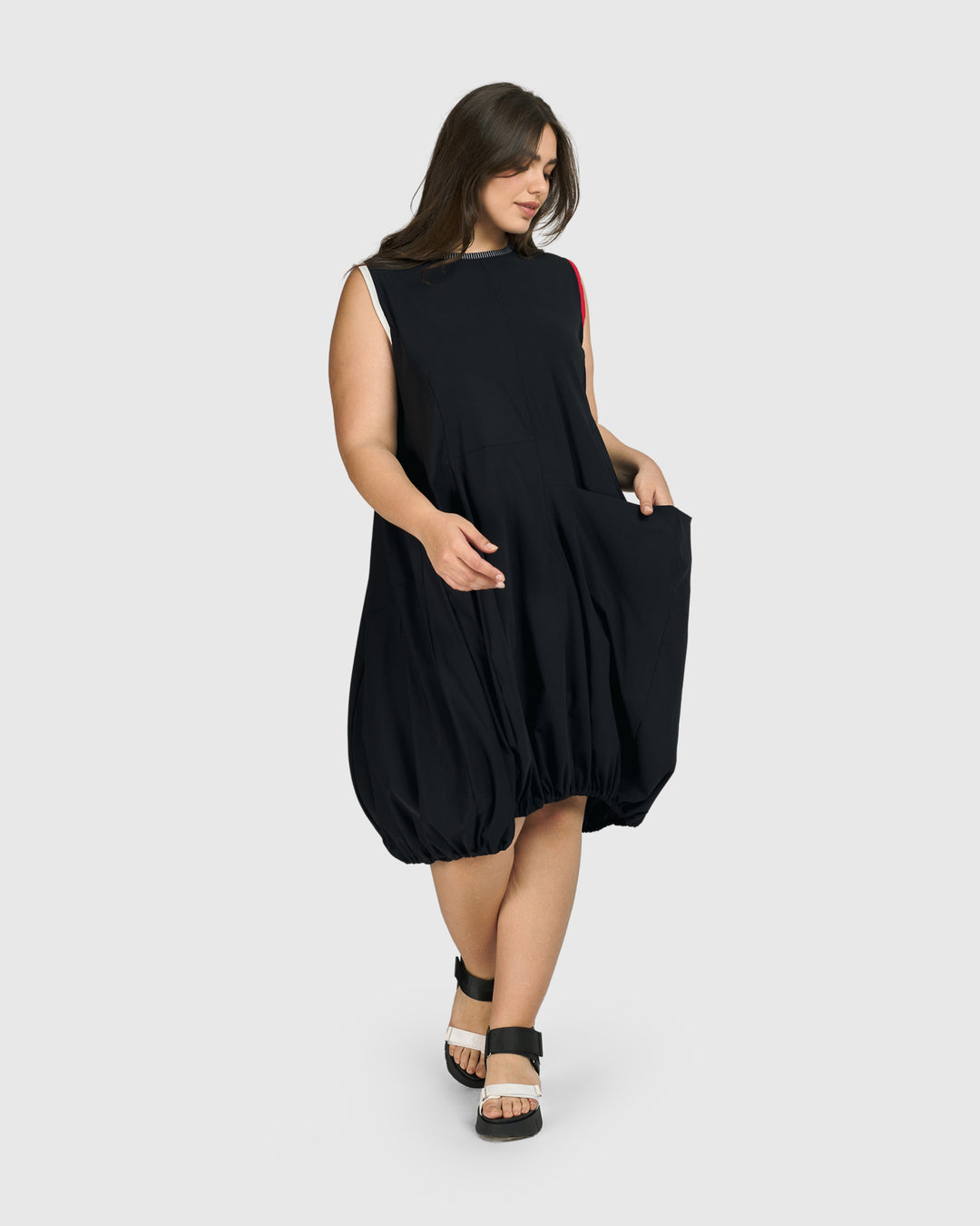Tekbika Camille Sleeveless Dress,  Black