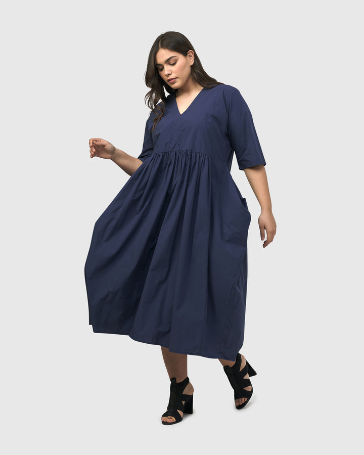 Urban Wonder Relaxed Gown, Navy
