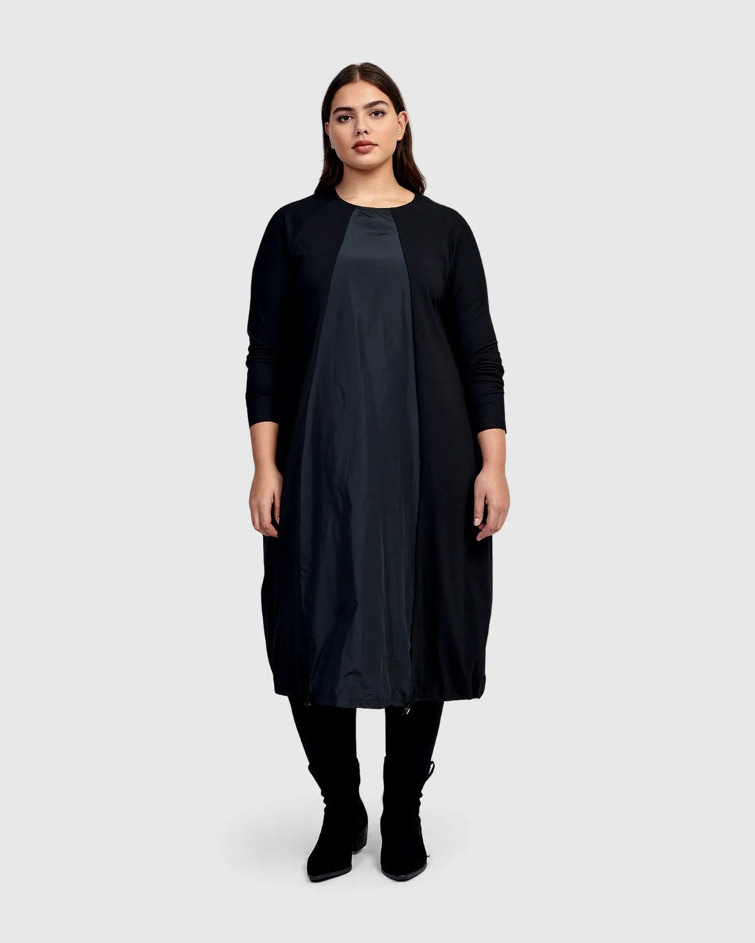 Urban Lyra Midi Dress, Black