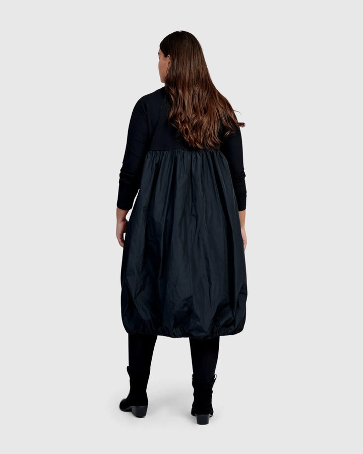 Urban Lyra Midi Dress, Black