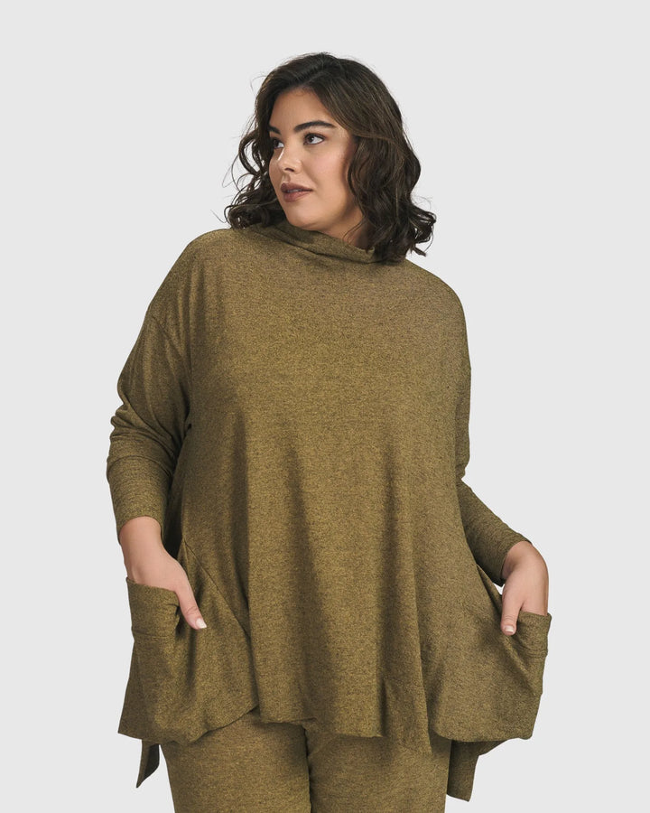 Essential Trapeze Top, Honey