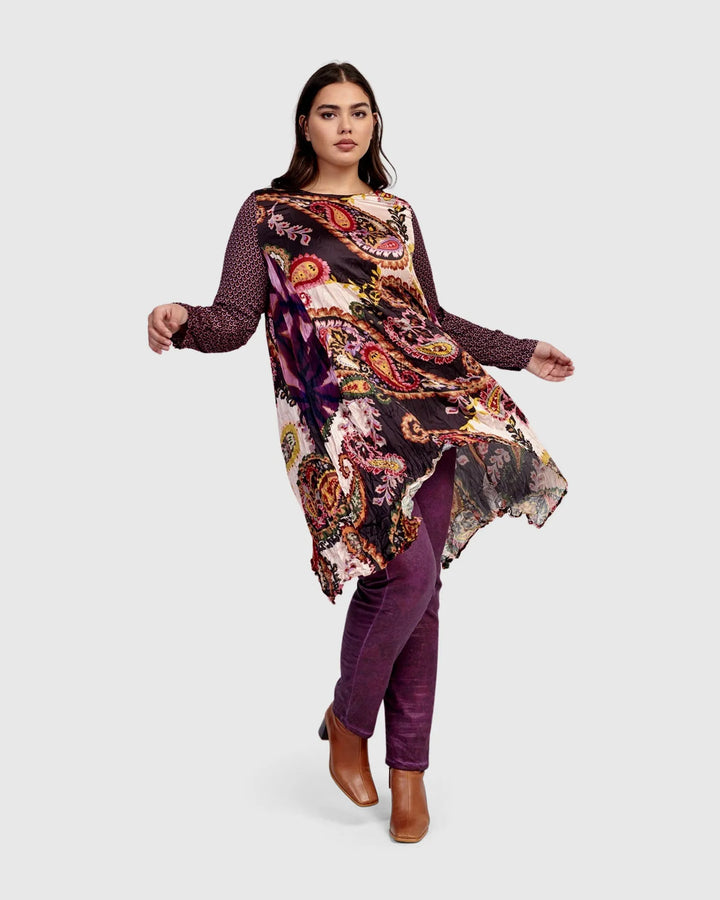 Jupiter Tunic Top, Paisley