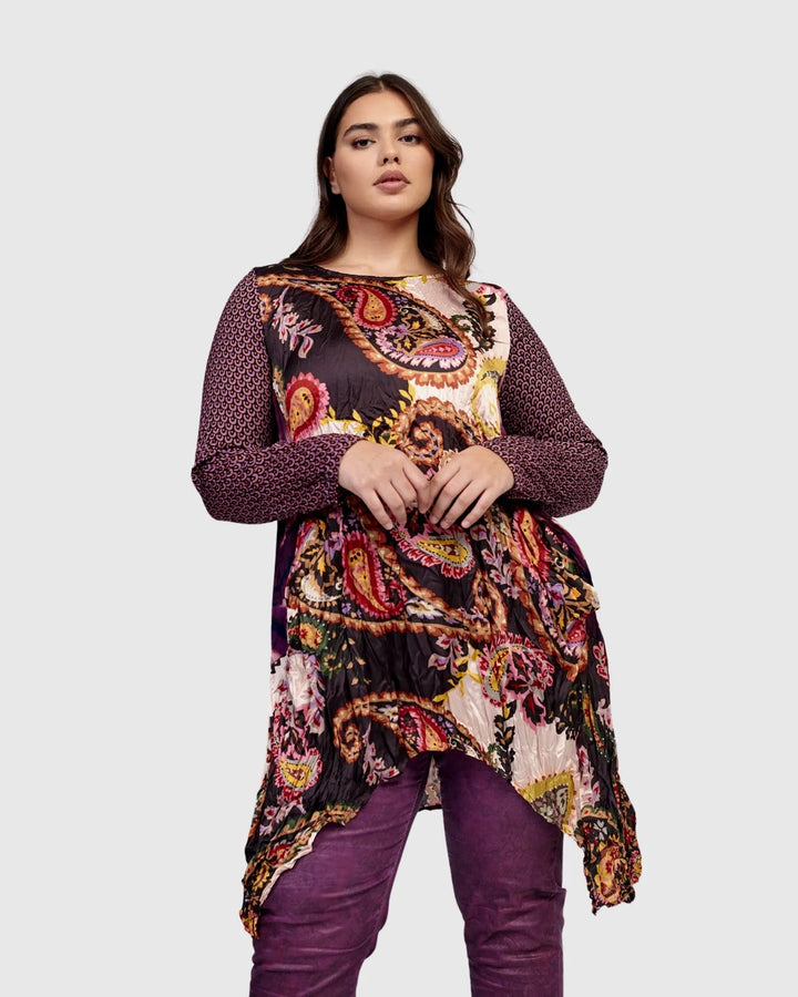 Jupiter Tunic Top, Paisley