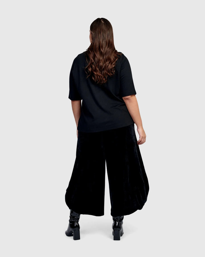 Oracle Velvet Punto Pants, Black