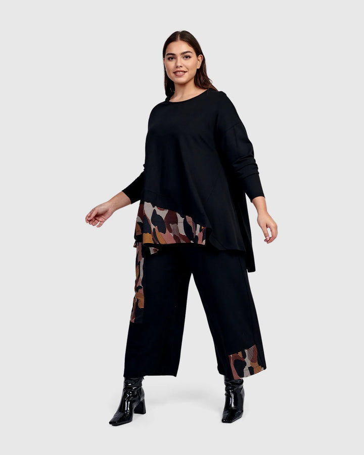 Kaya Oversize Trapeze Top, Terra