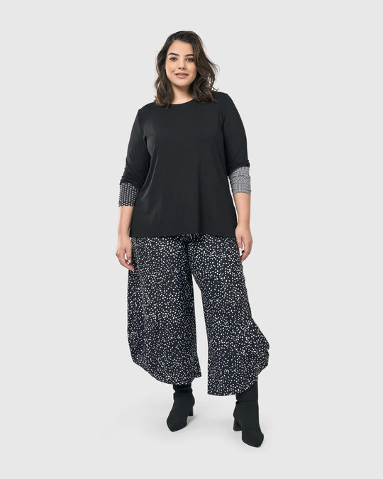 Julee Punto Pants, Dots