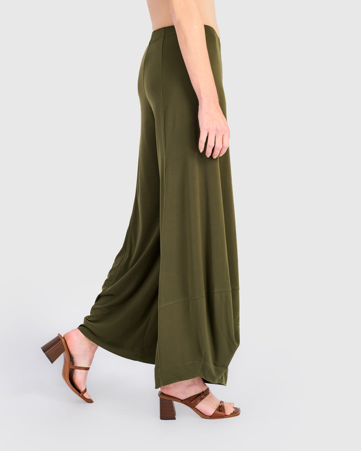 Essential Slinky Punto Pants, Khaki