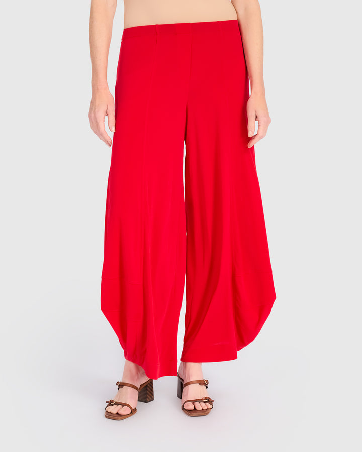 Essential Slinky Punto Pants, Red