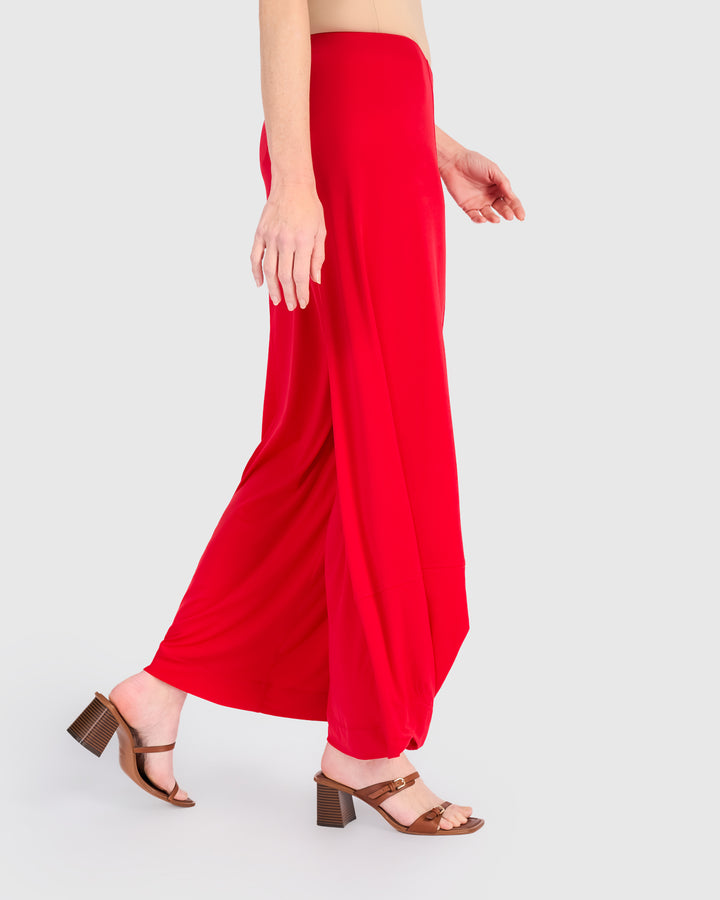 Essential Slinky Punto Pants, Red