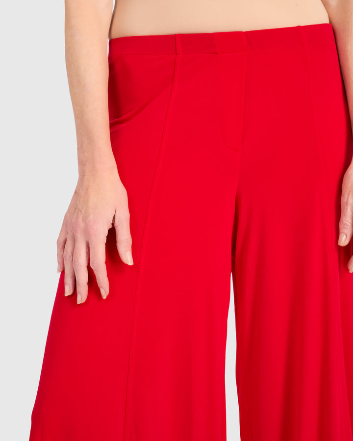 Essential Slinky Punto Pants, Red