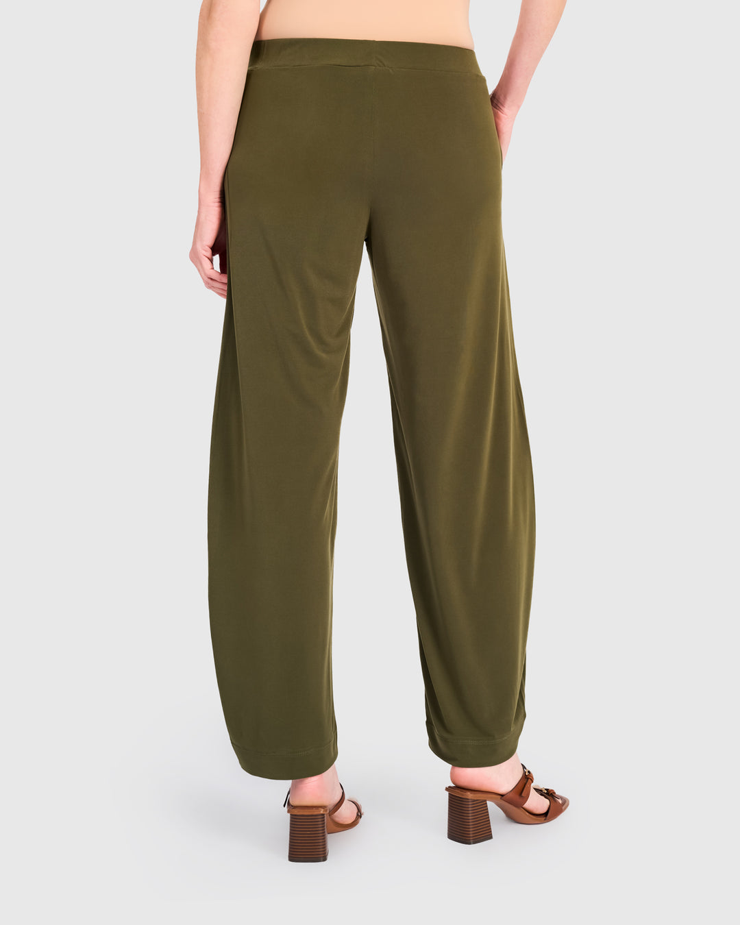 Essential Slinky Flow Pants, Khaki