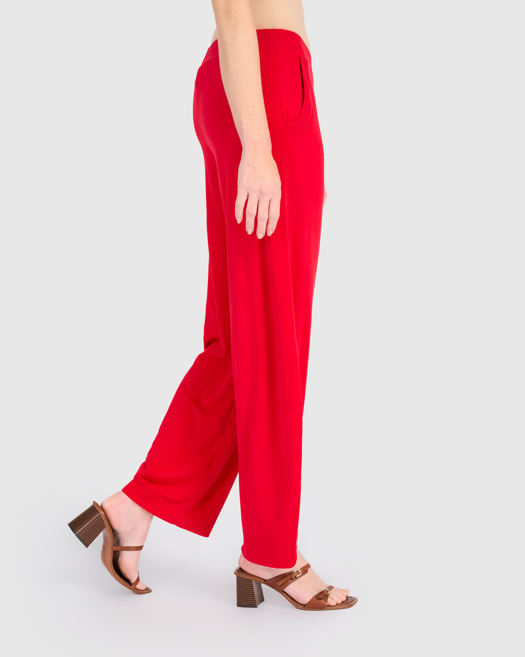 Essential Slinky Flow Pants, Red