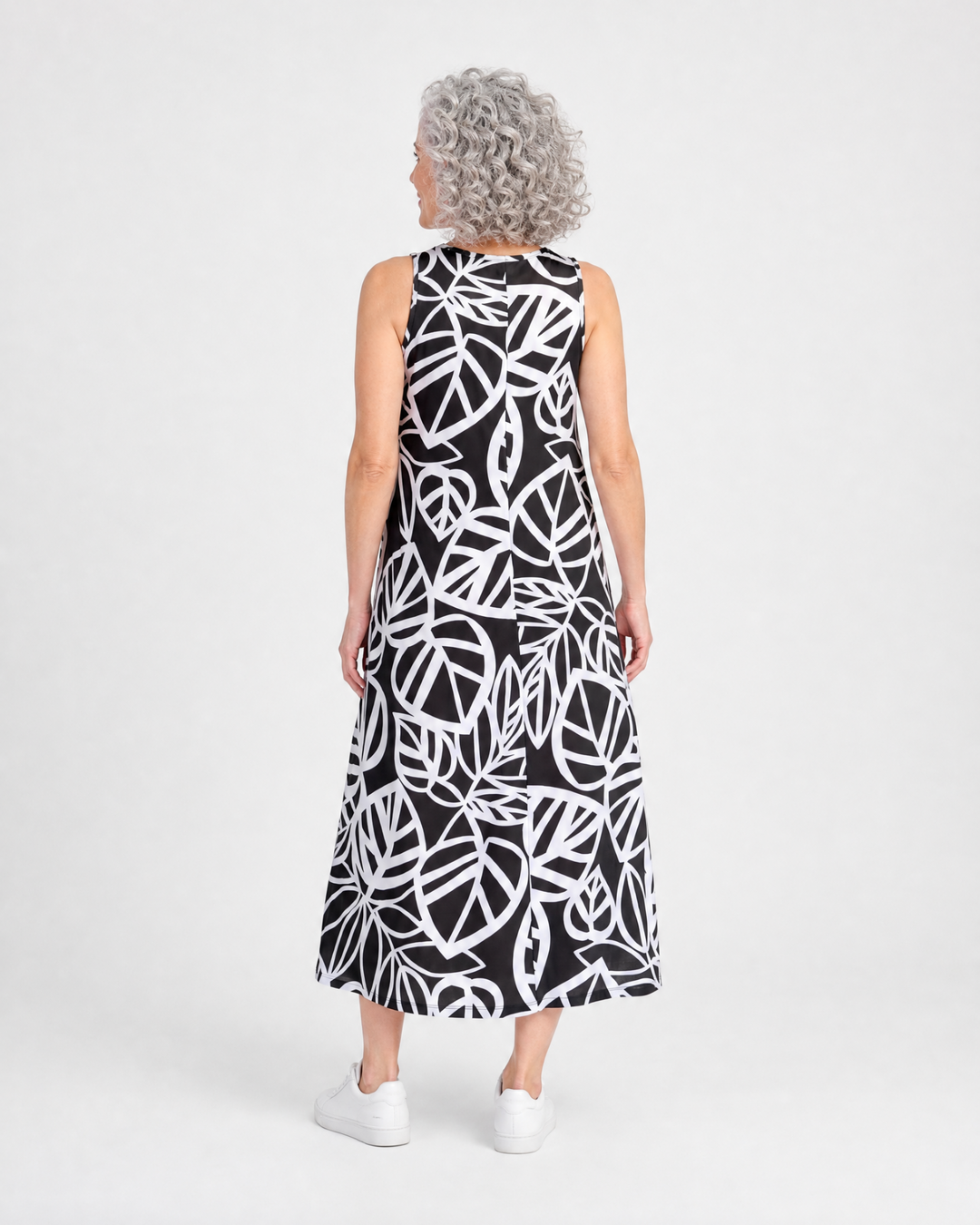 Fronda A-line Midi Dress, Mono