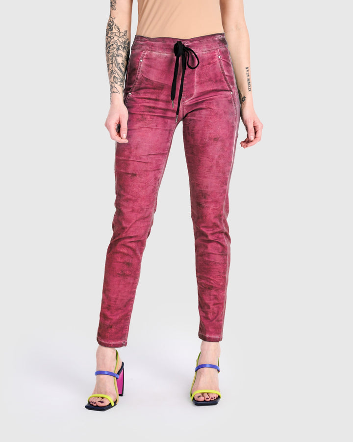 Candy Stretch Iconic Jeans, Magenta
