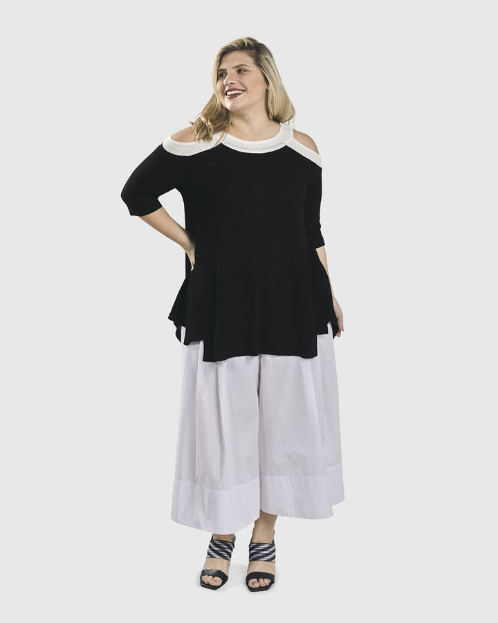 Cara Culotte Pants, White