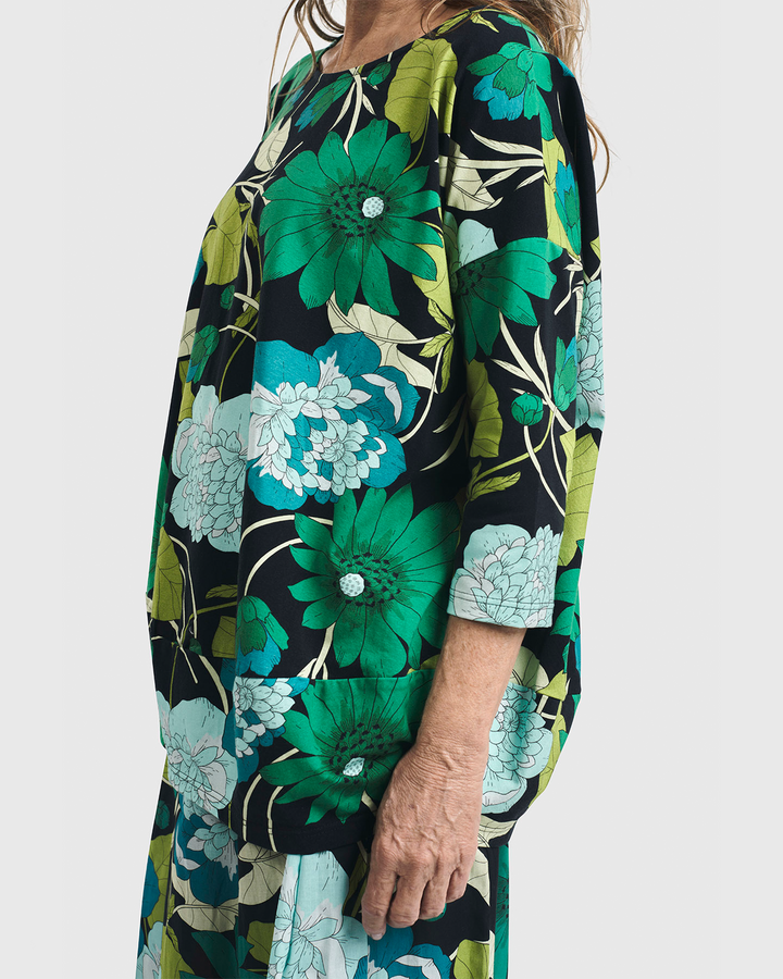 Getaway Tunic Blouse, Floral