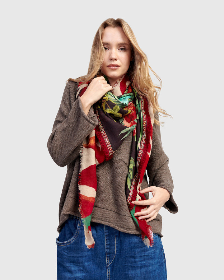 Marquetta Scarf, Floral