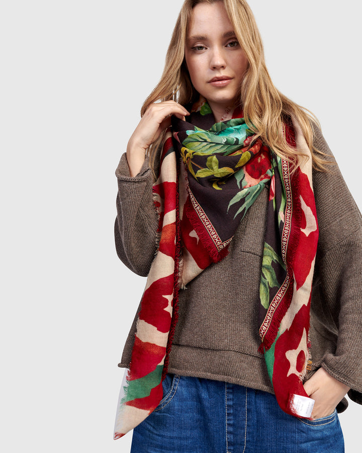Marquetta Scarf, Floral
