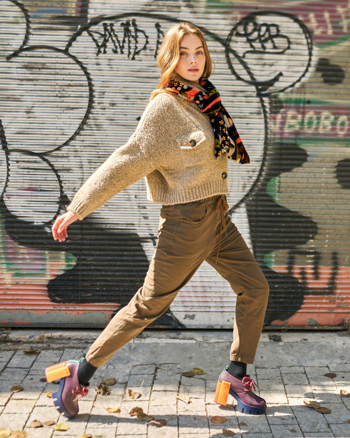 Trucker Cardigan, Sand