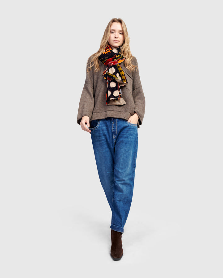Basis Pullover Sweater, Brown