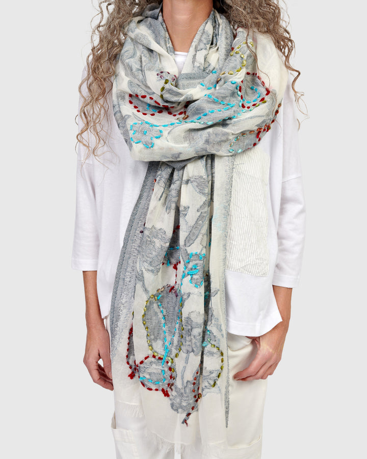 Flashdance Scarf, Silver