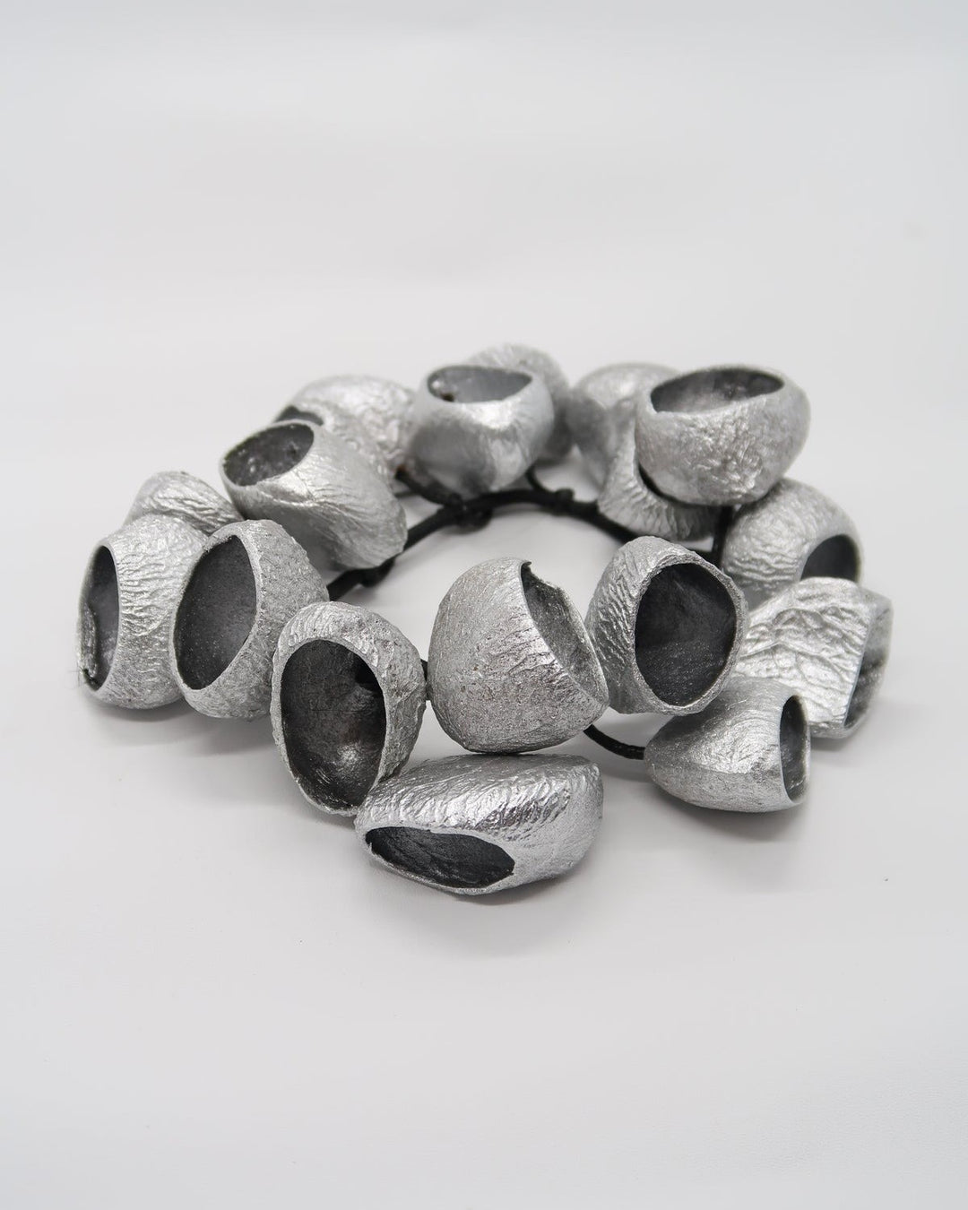 Pangium Seed Bracelet, Silver