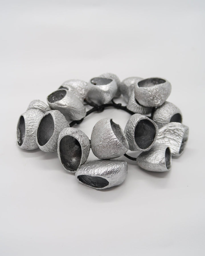 Pangium Seed Bracelet, Silver