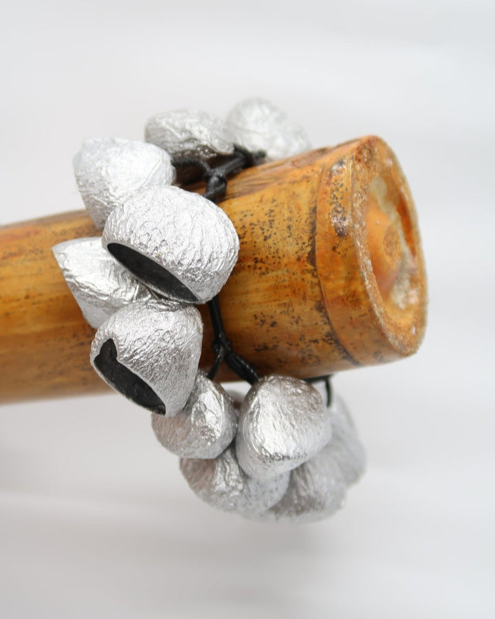 Pangium Seed Bracelet, Silver