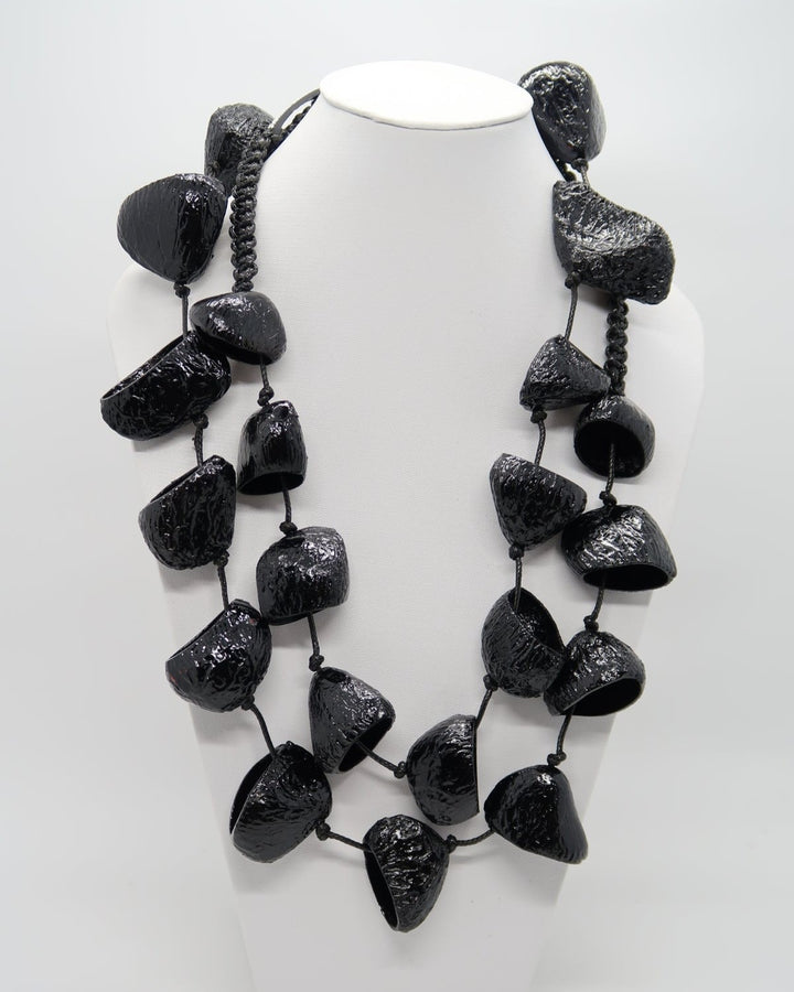 Pangium Seed Necklace, Black