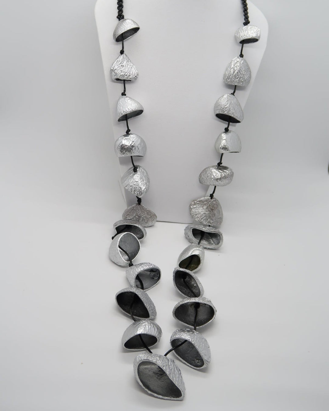 Pangium Seed Necklace, Silver