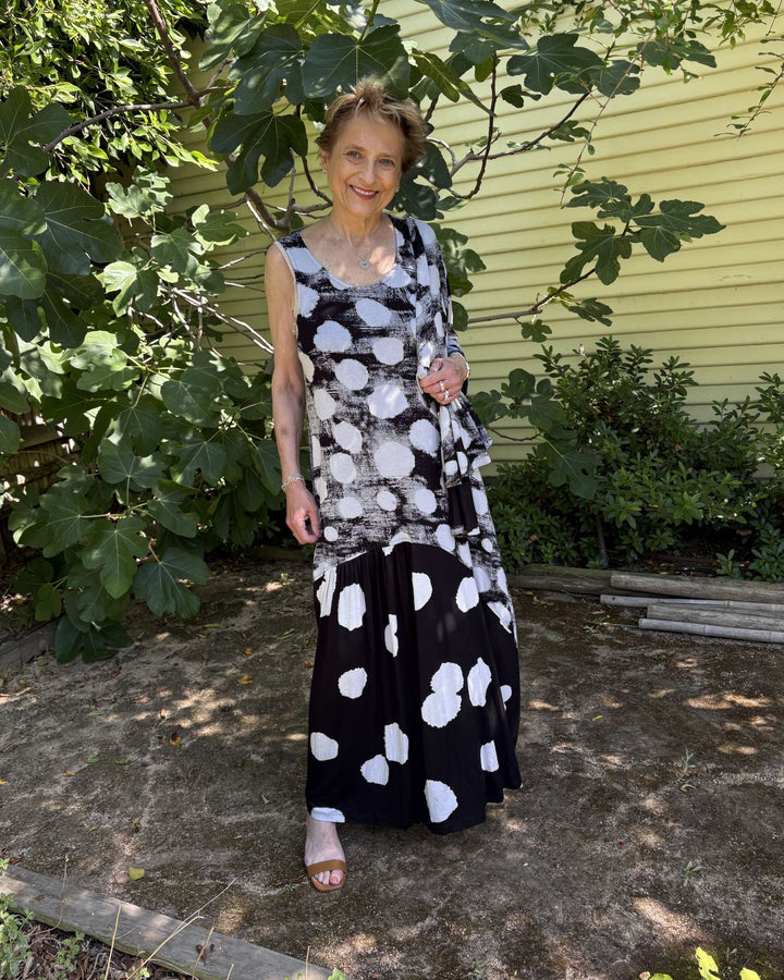 Cloud Tank Dress, Black