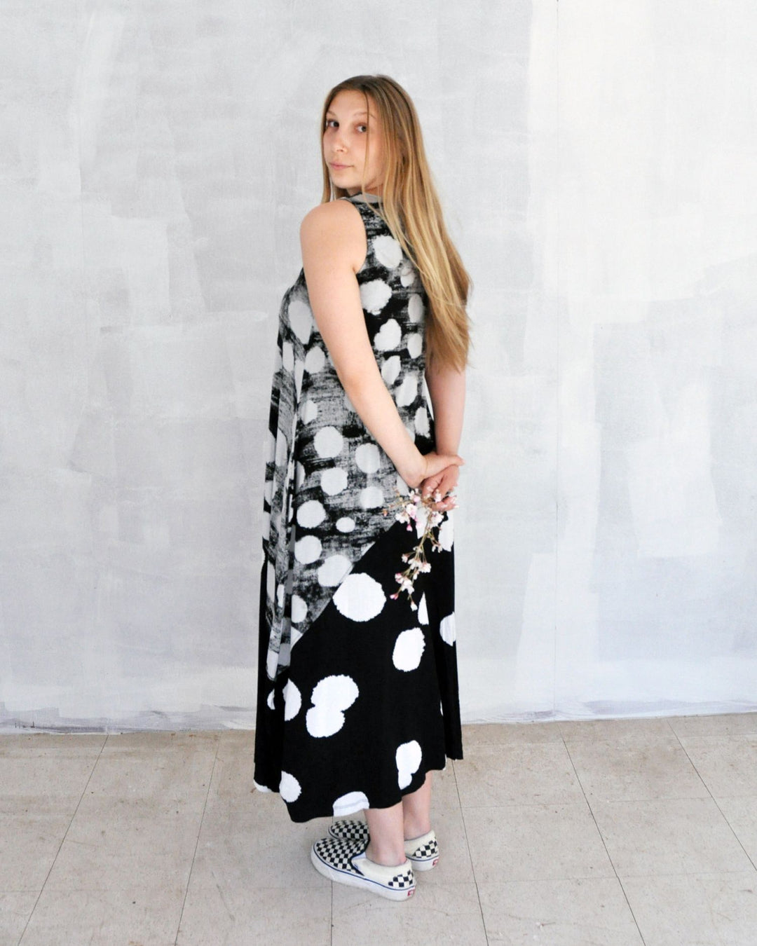 Cloud Tank Dress, Black