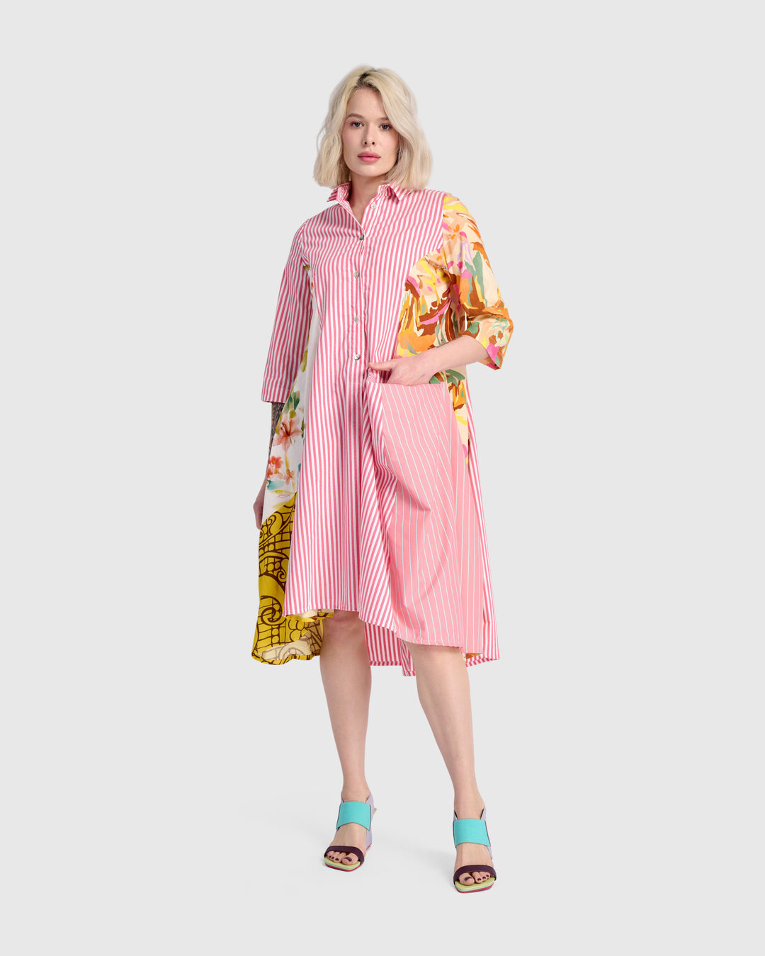 Sweet Pea Wonderful Dress, Pink Mix