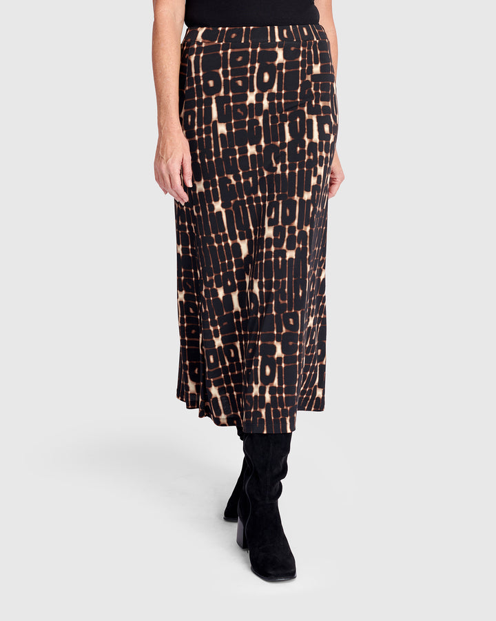 Glyph Pencil Skirt, Matrix